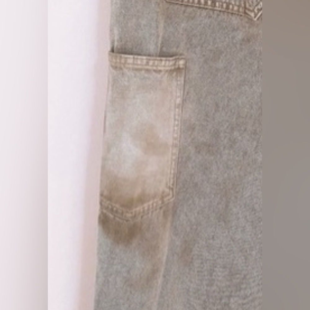 AGOLDE Magda Carpenter Jean in Drab - Picture 11 of 11